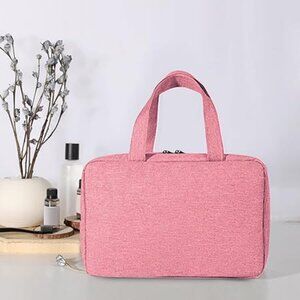 New! Travel Toiletry Bag, Portable Hanging Organizer, Travel-Size Accessories